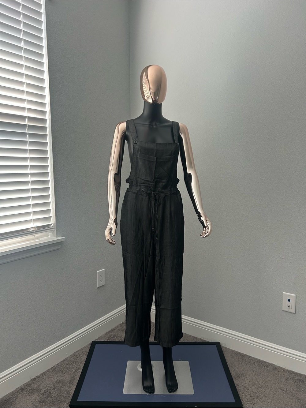 LuLaRoe Black Utility Jumpsuit with Drawstring Waist